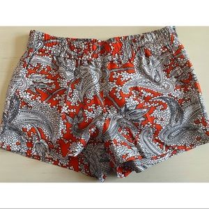 J. Crew Paisley Shorts
